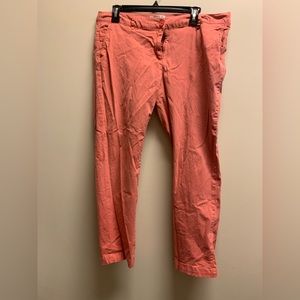 Coral colored pants